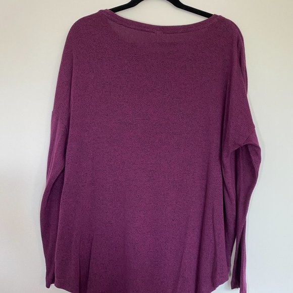 Old Navy Winter Wine Purple Long Sleeve Shirt - Picture 2 of 6